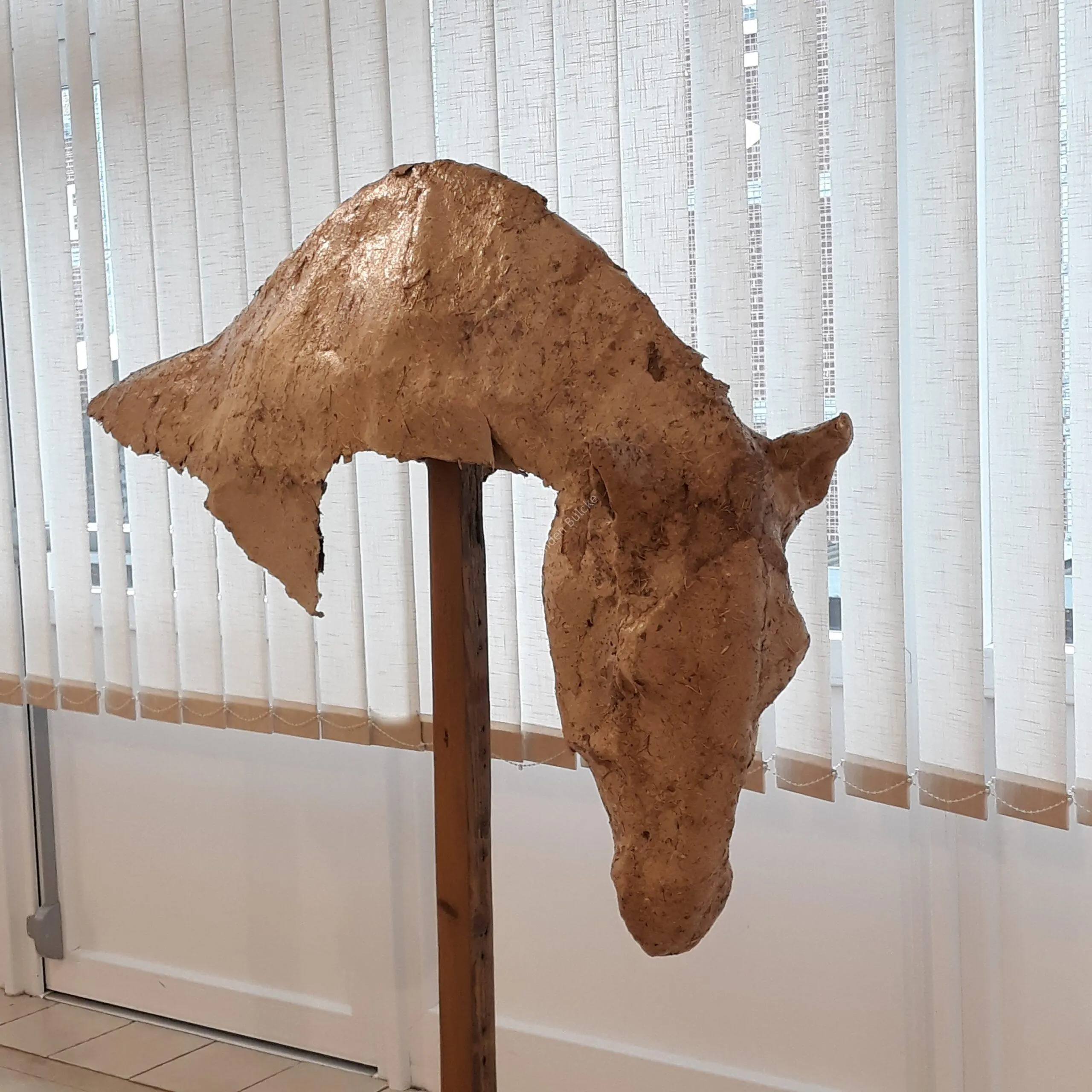 Échine · sculpture de papier végétal